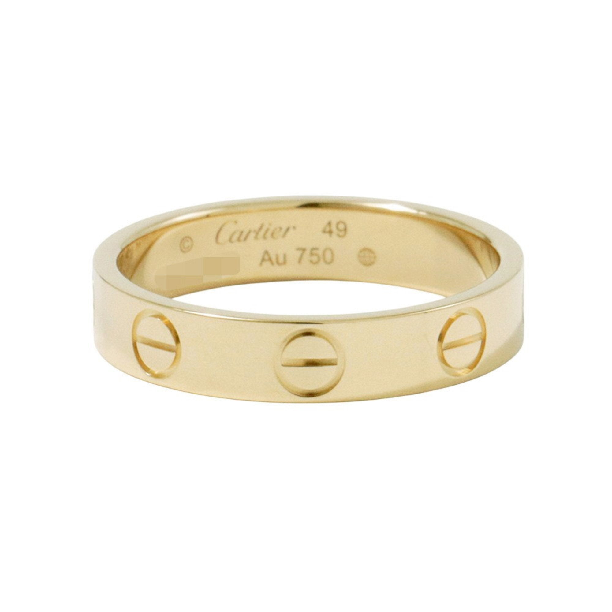 Love Band Ring 18K Yellow Gold Small