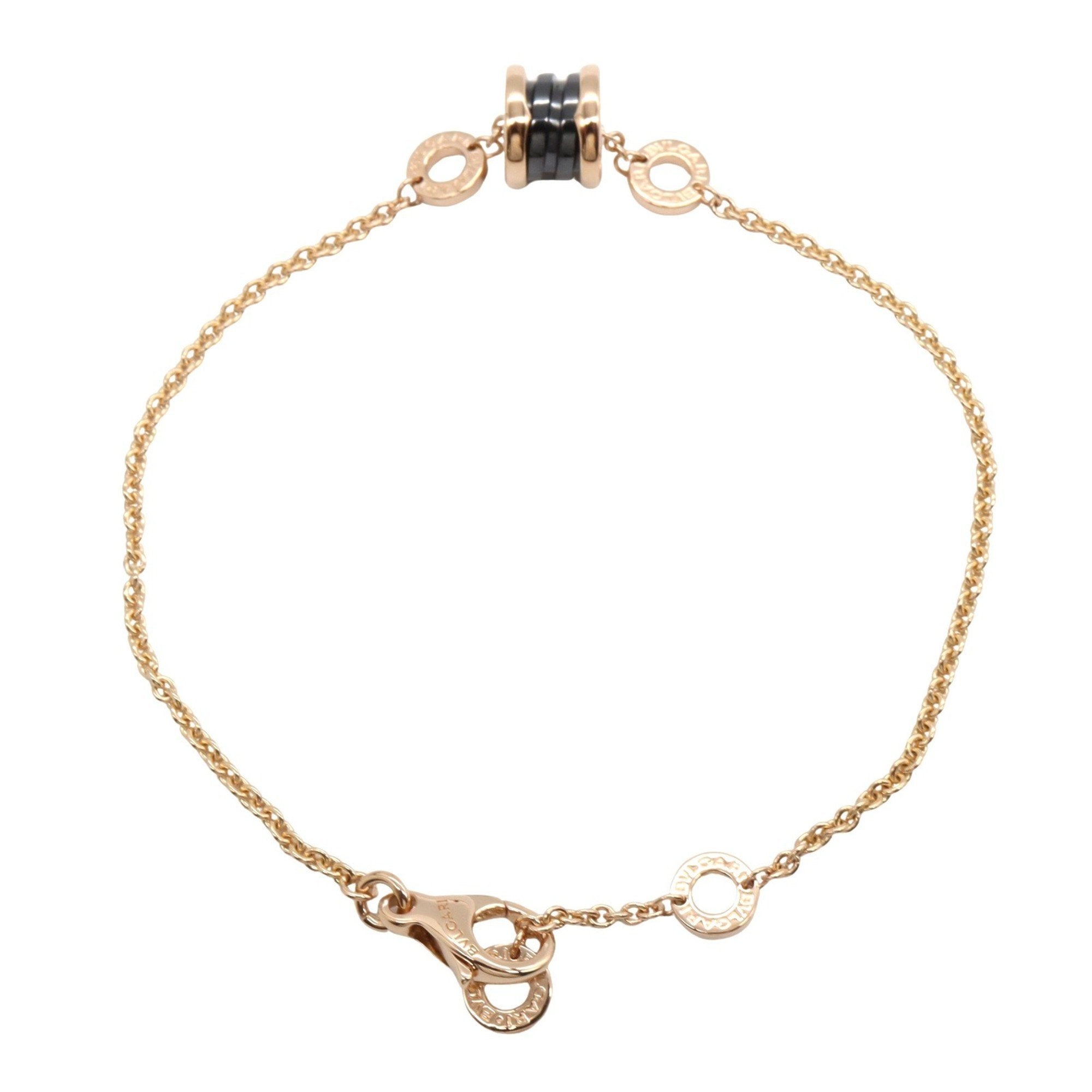 B.Zero1 Bracelet 18K Rose Gold and Ceramic Black