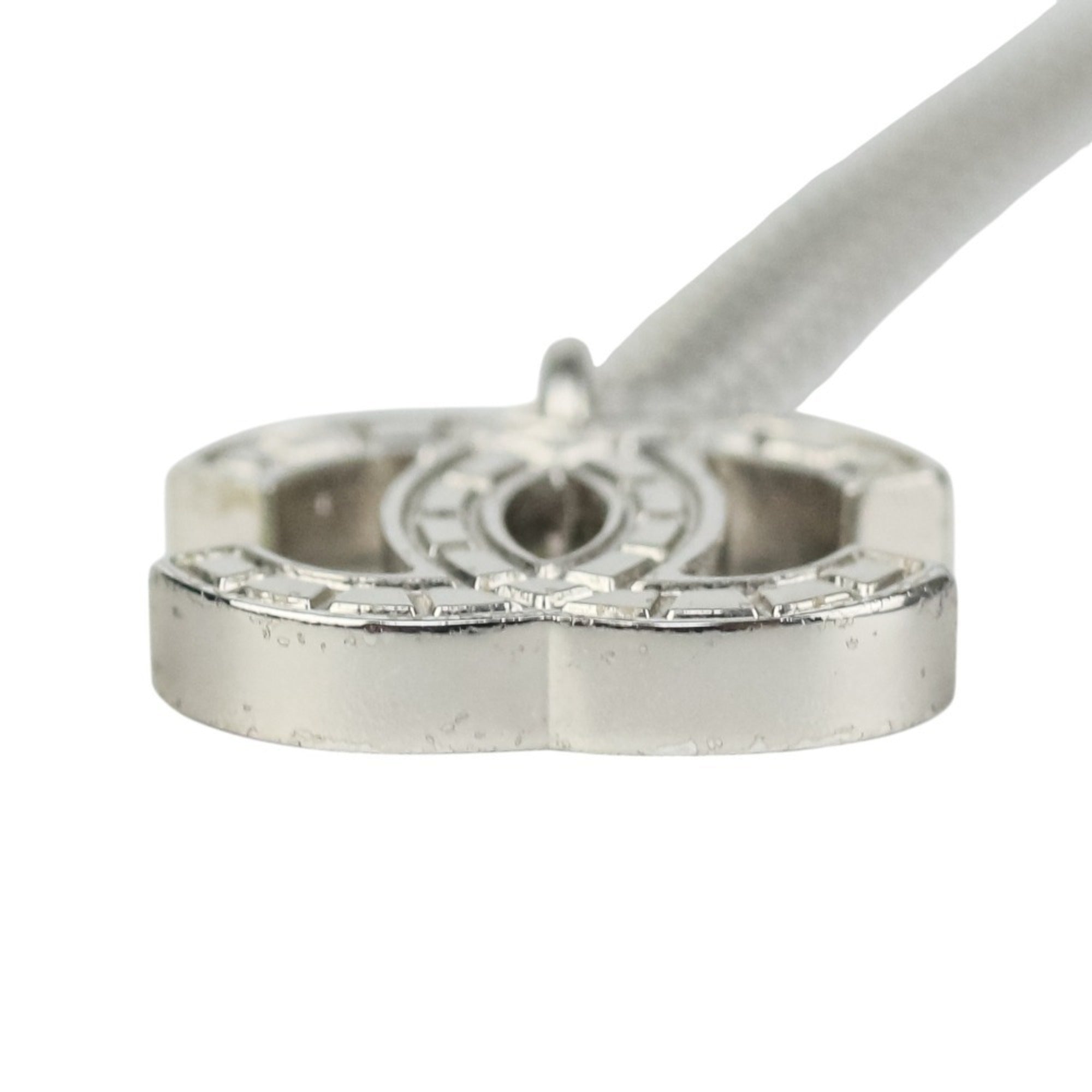 CC Logo Pendant Necklace Sterling Silver