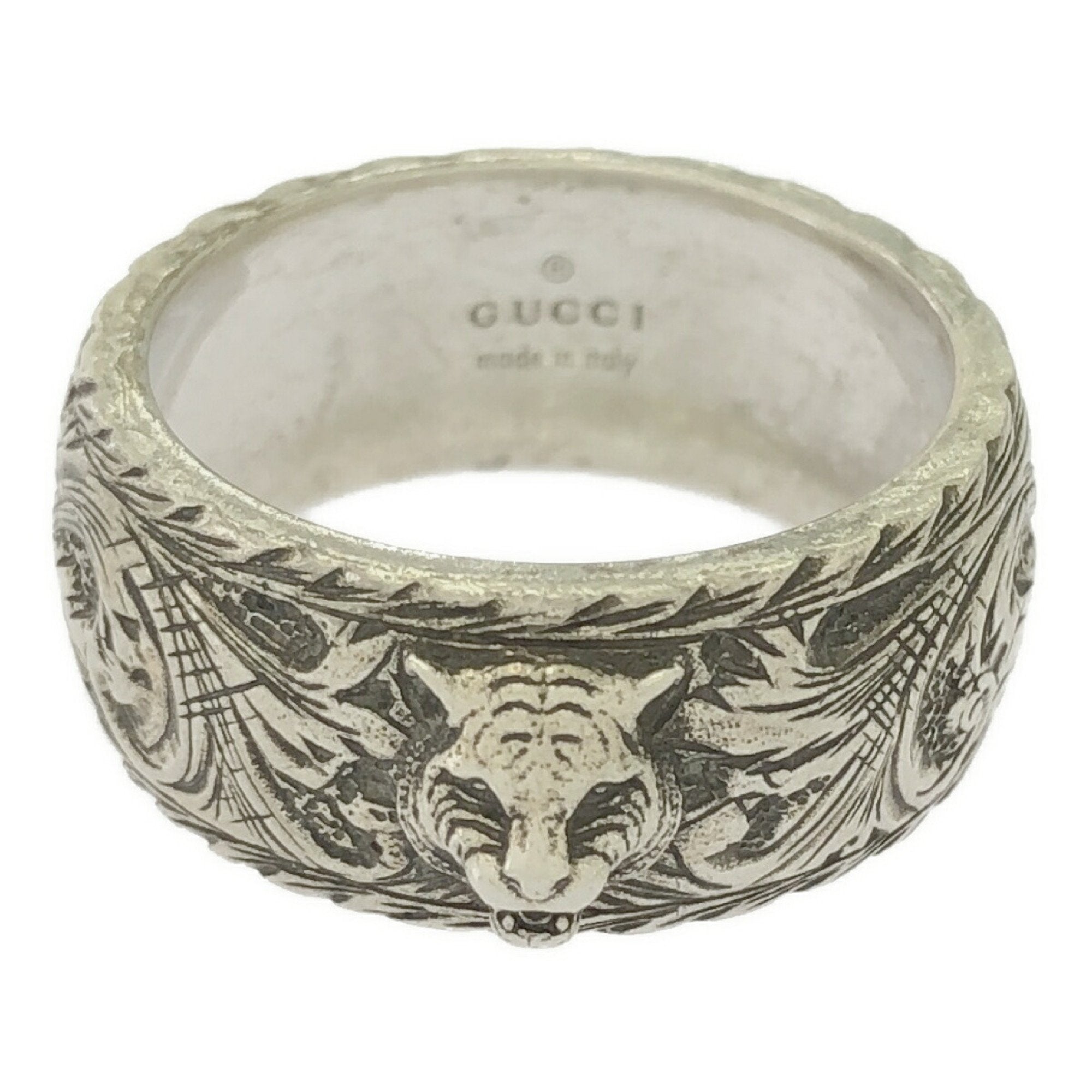 Cat Head Ring Sterling Silver