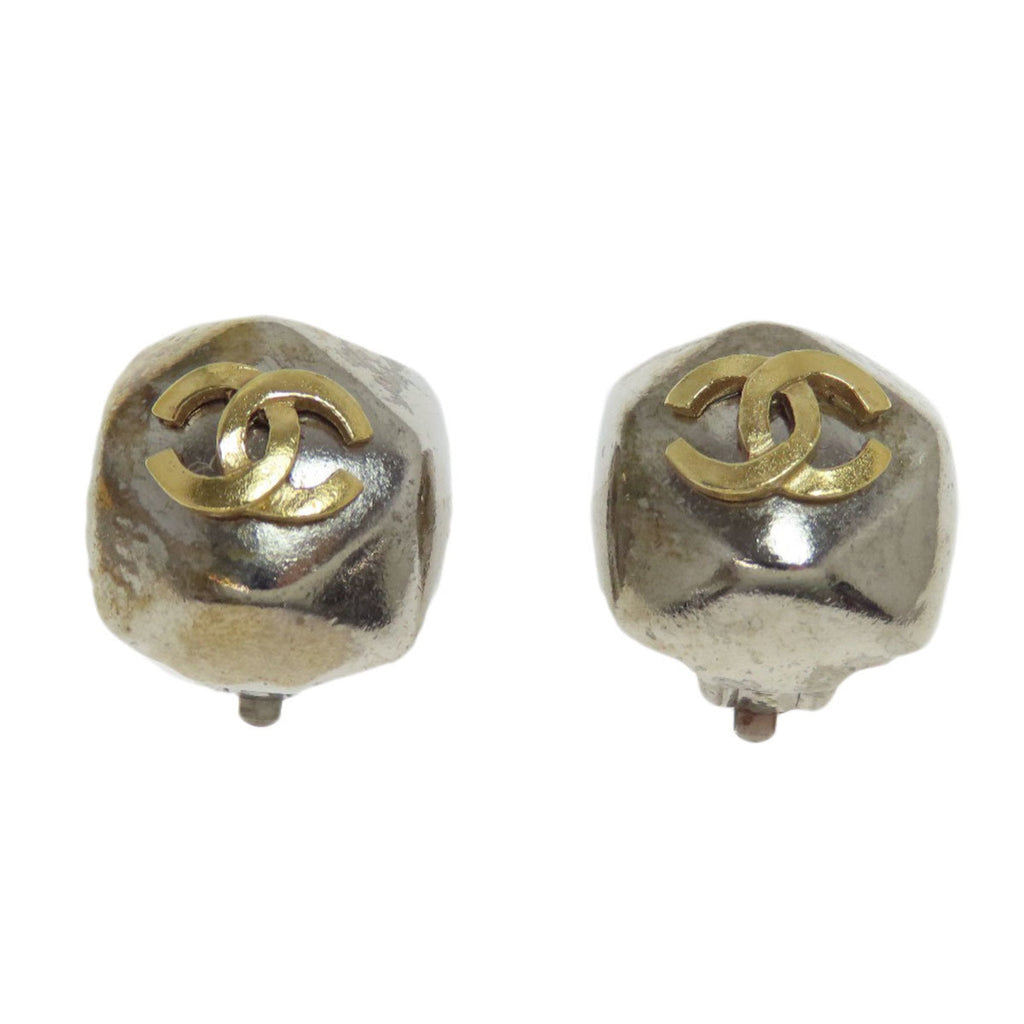 CC Logo Clip-On Earrings Metal