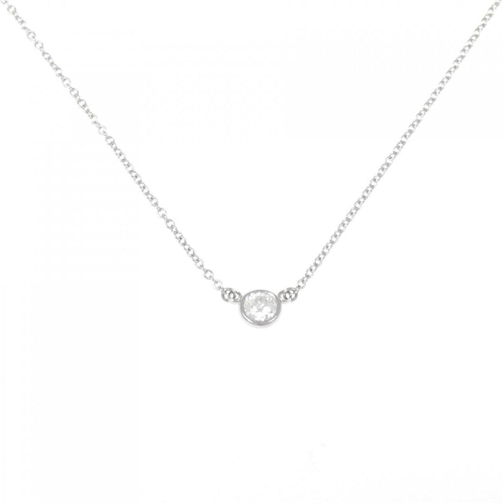 Elsa Peretti Diamonds By The Yard Pendant Necklace Platinum and Diamond 0.20-0.29CT