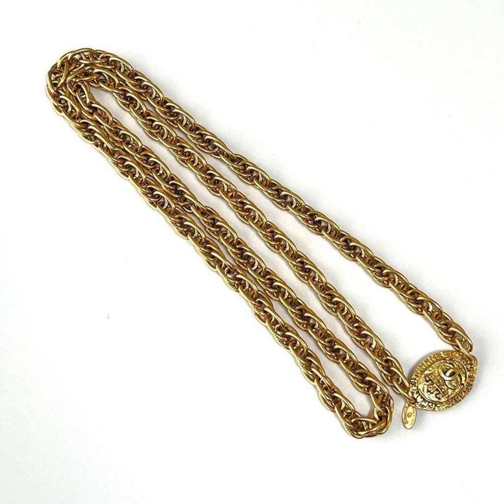 Pendant Necklace Metal Long