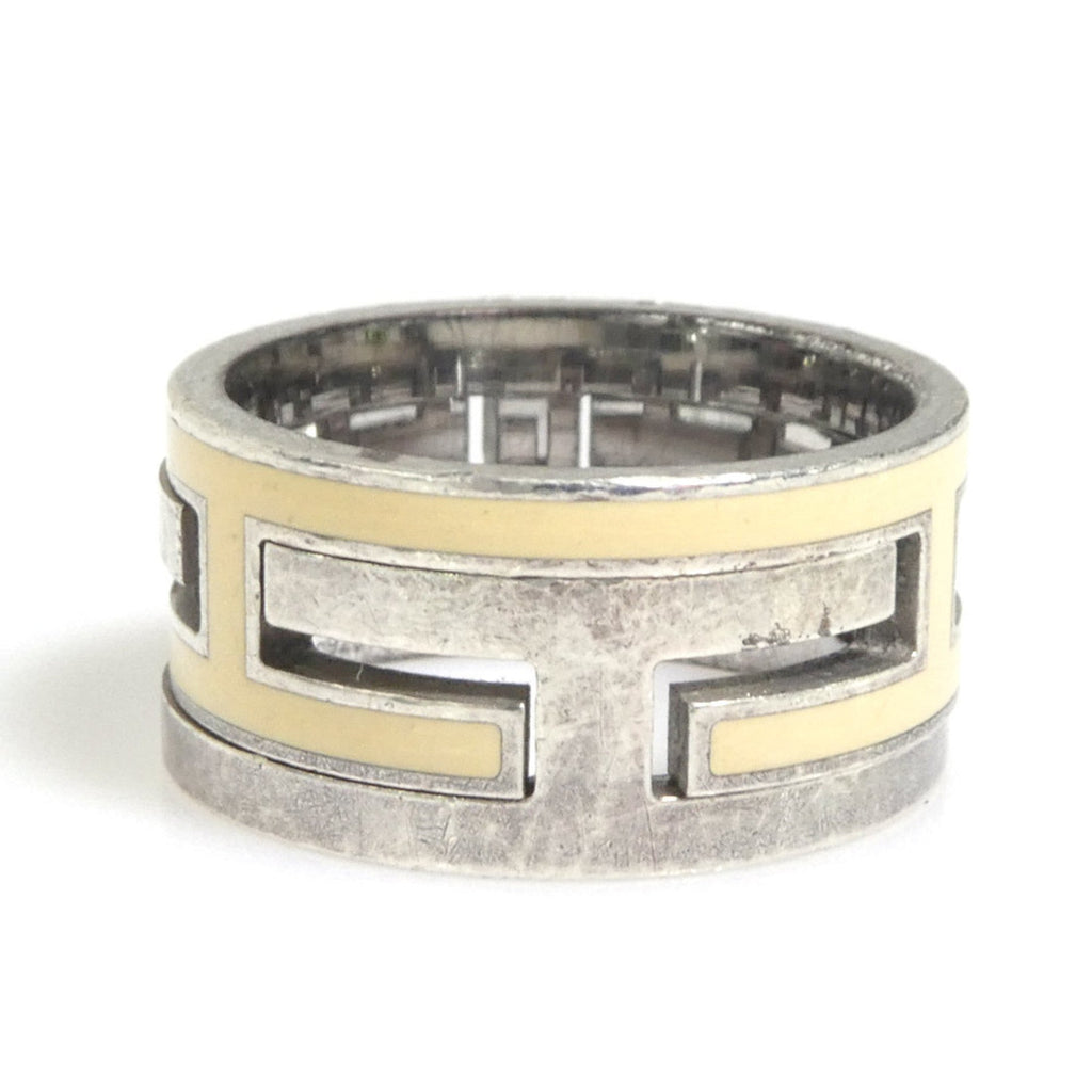 Ring Enamel and Sterling Silver