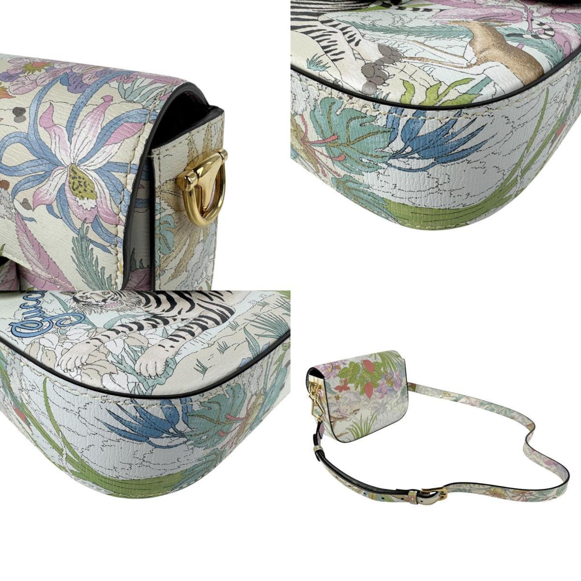Horsebit 1955 Shoulder Bag Printed Leather Mini