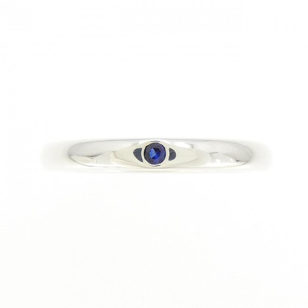 Ring Sterling Silver with Sapphire