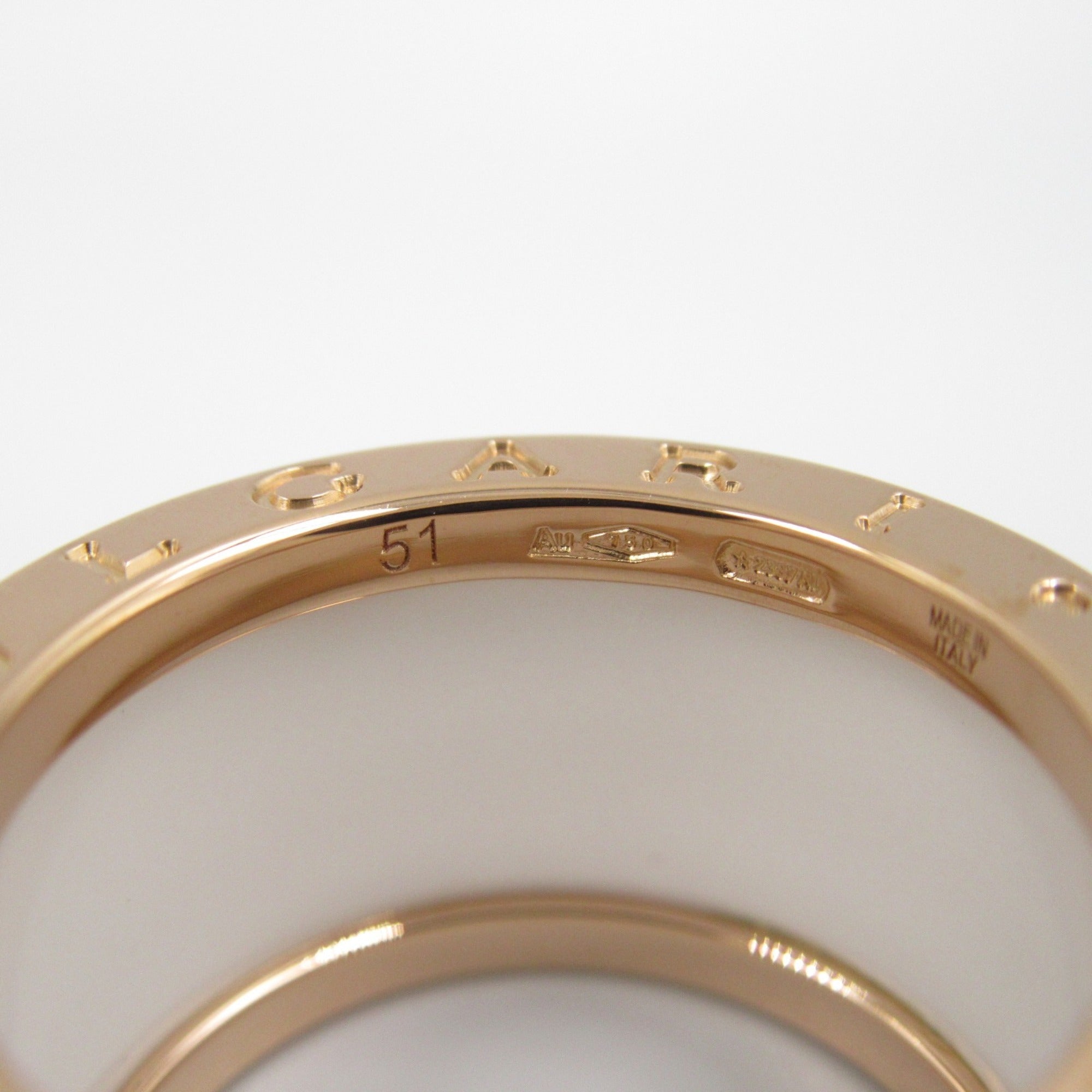 B.Zero1 Ring 18K Rose Gold and Ceramic