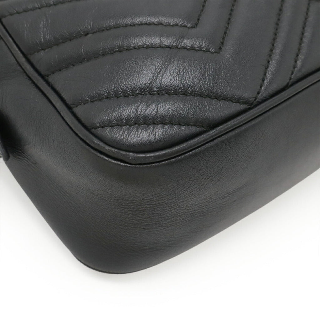 GG Marmont Shoulder Bag Matelasse Leather Small