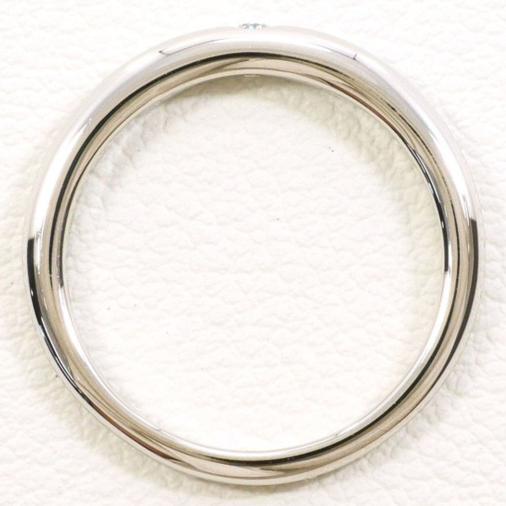 One Band Ring Platinum With Diamond