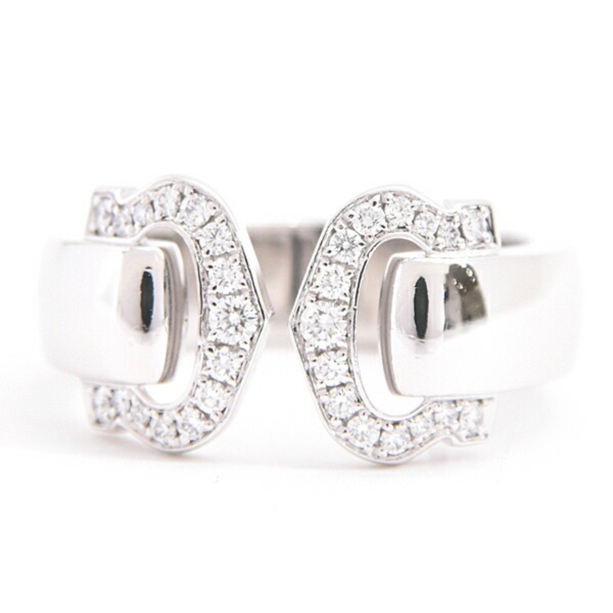 C2 Ring 18K White Gold with Diamond