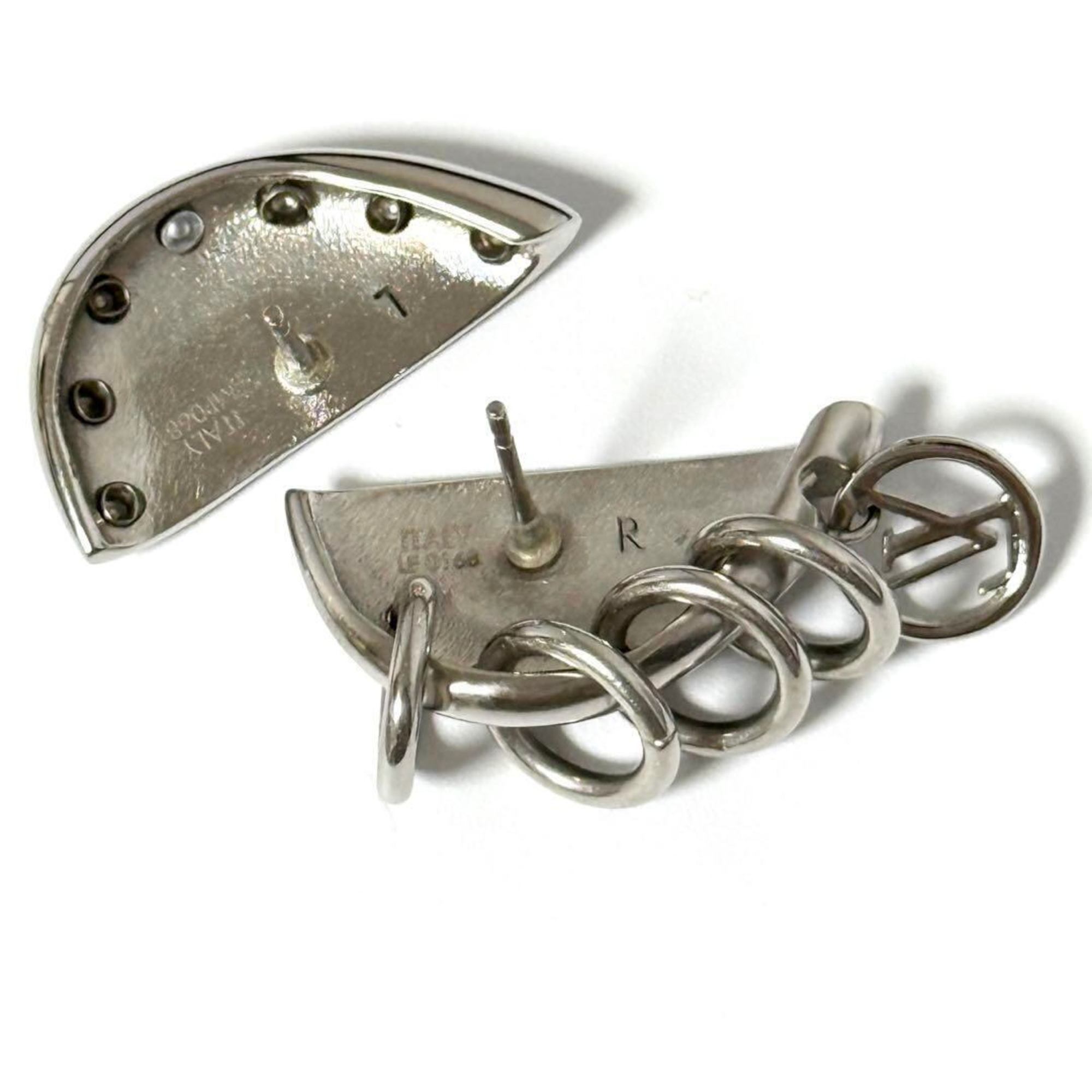 Earrings Silver Metal