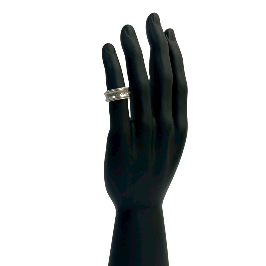 1837 Narrow Ring Sterling Silver and Titanium