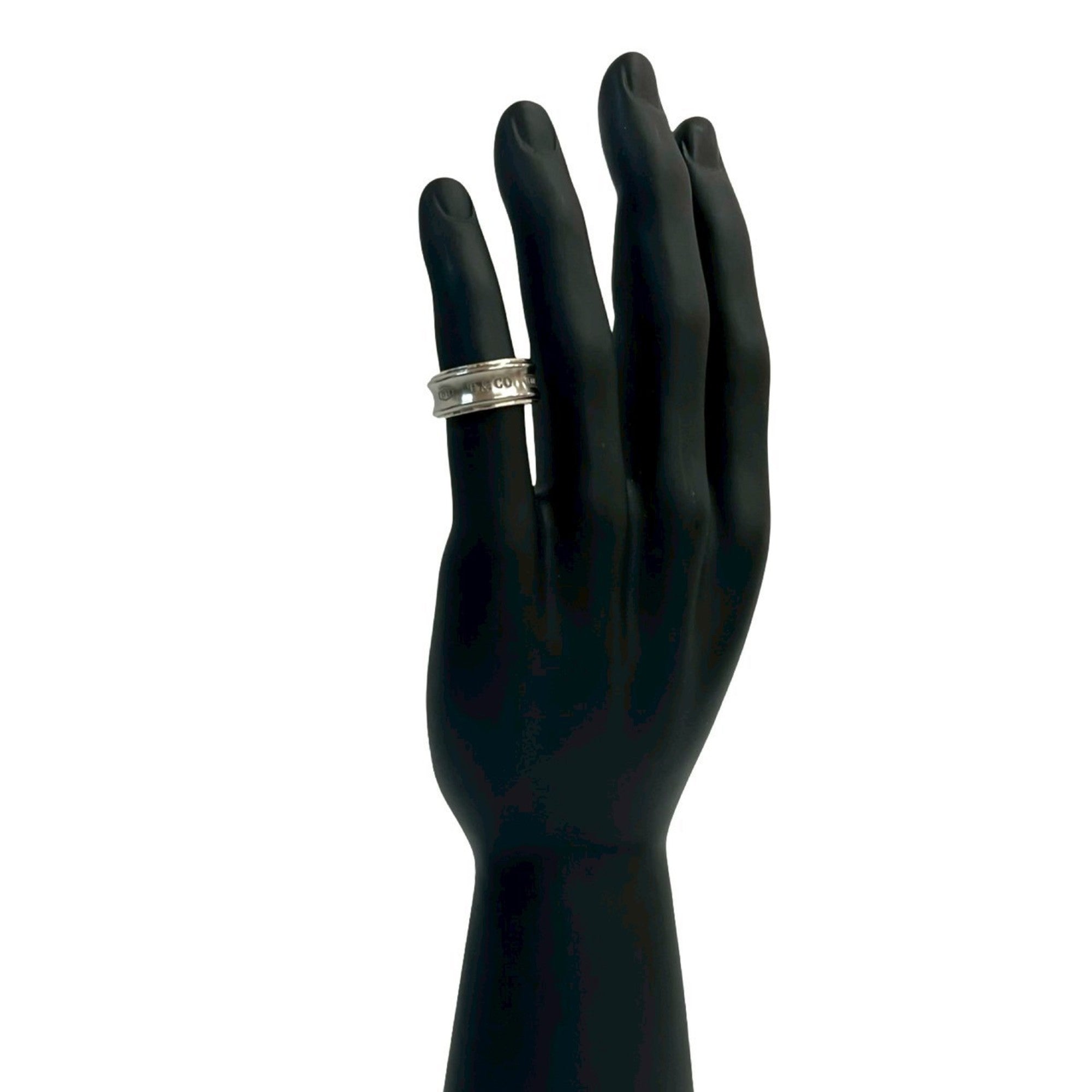1837 Narrow Ring Sterling Silver and Titanium
