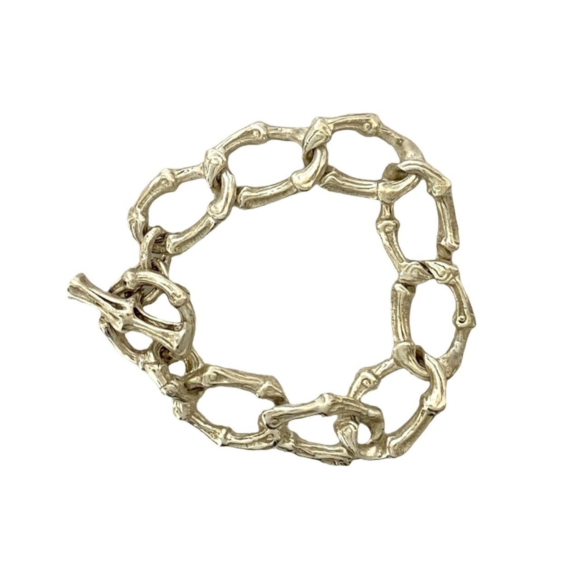 Bamboo Toggle Bracelet Sterling Silver