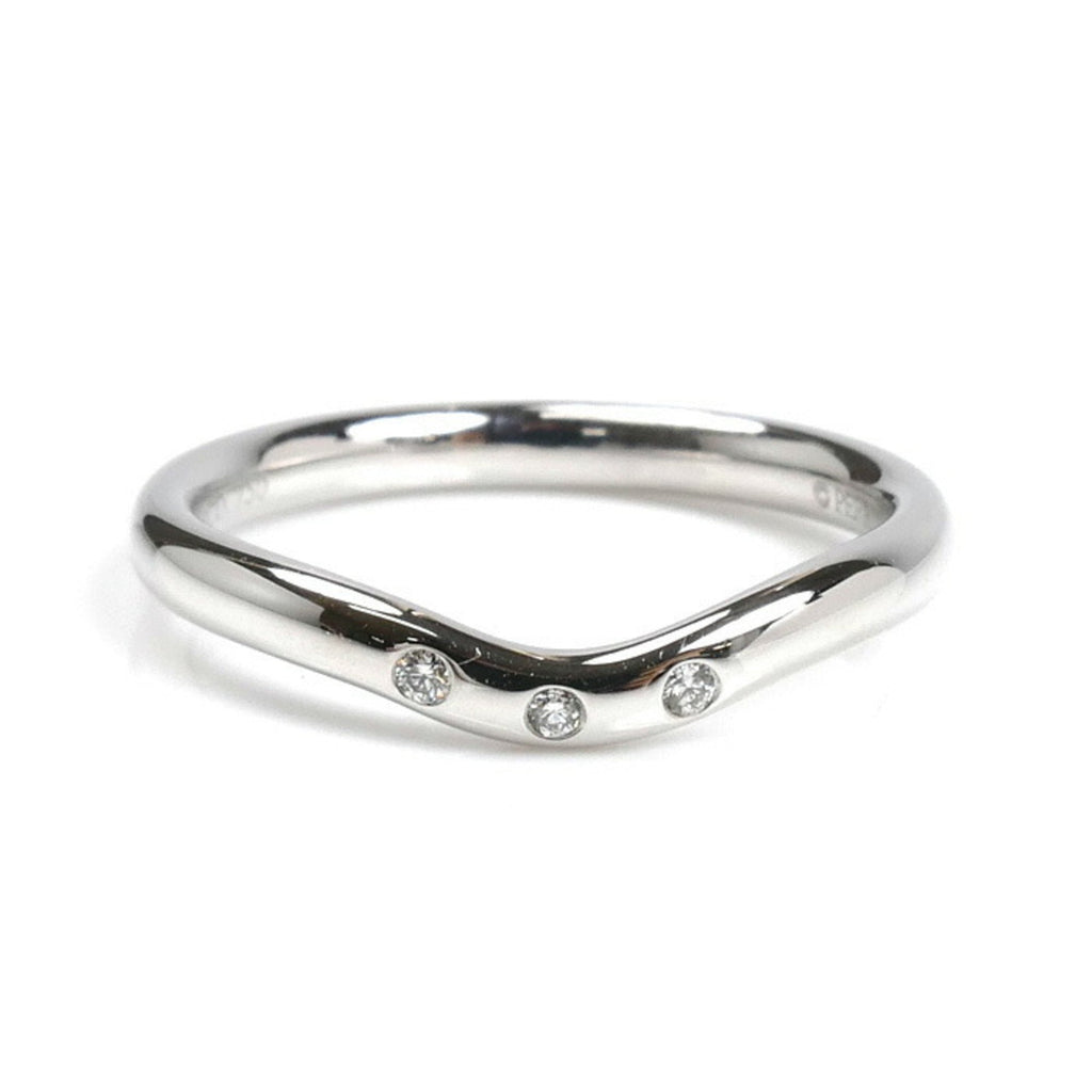 Band Ring 18K White Gold with Diamond