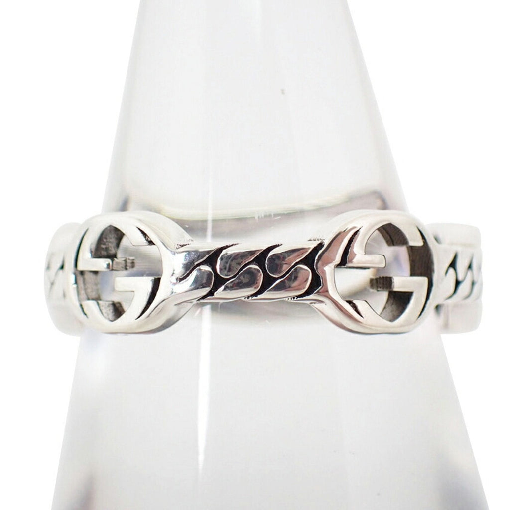 Interlocking G Ring Sterling Silver