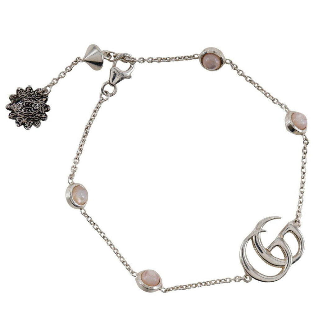Double G Bracelet Sterling Silver With Mother Of Pearl