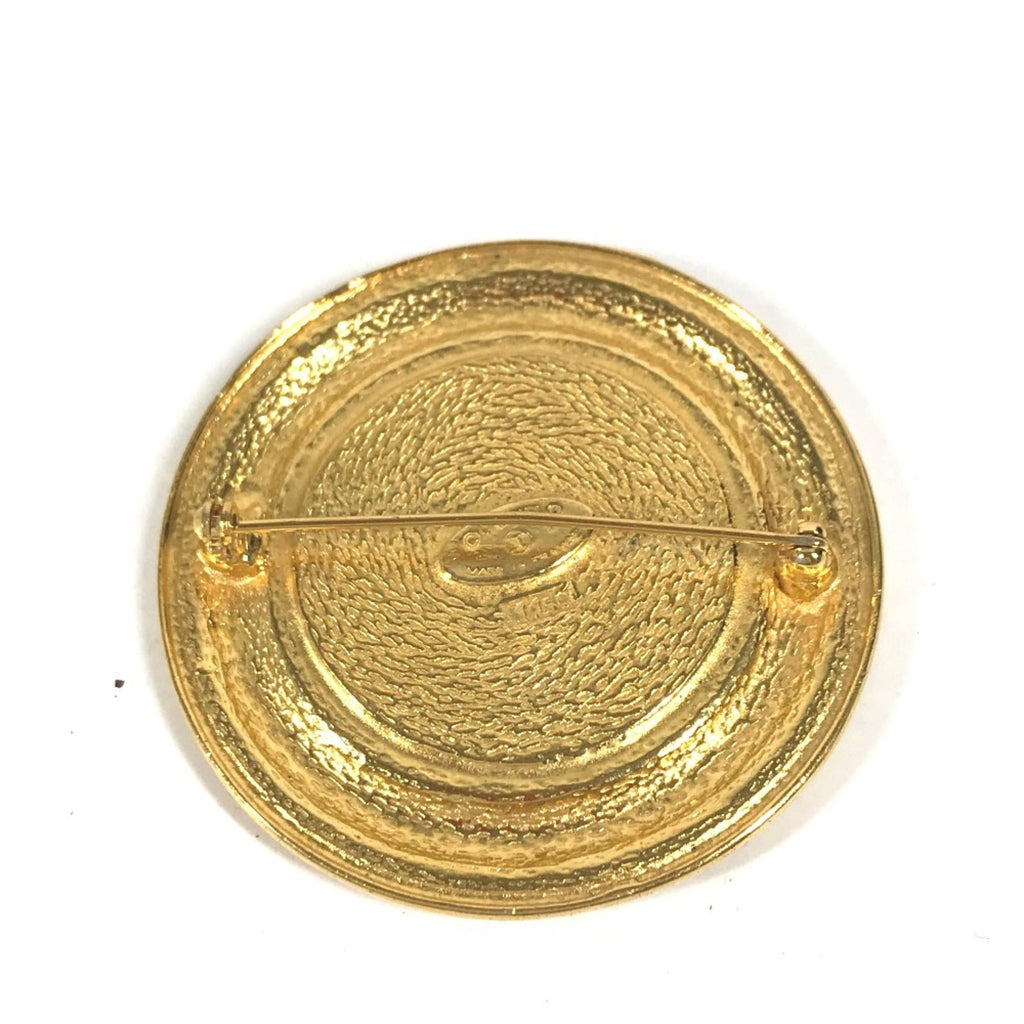 Vintage Round Brooch Metal