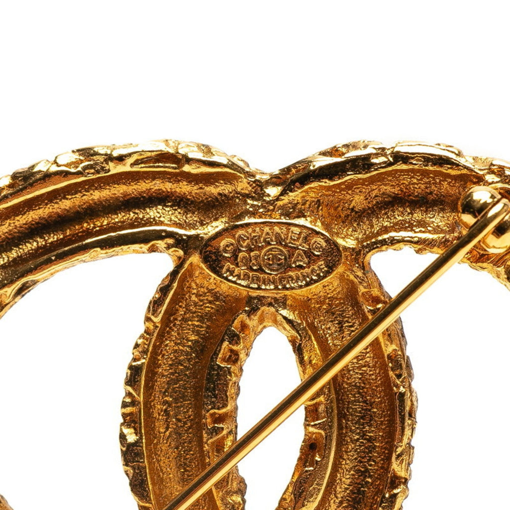 CC Logo Brooch Metal