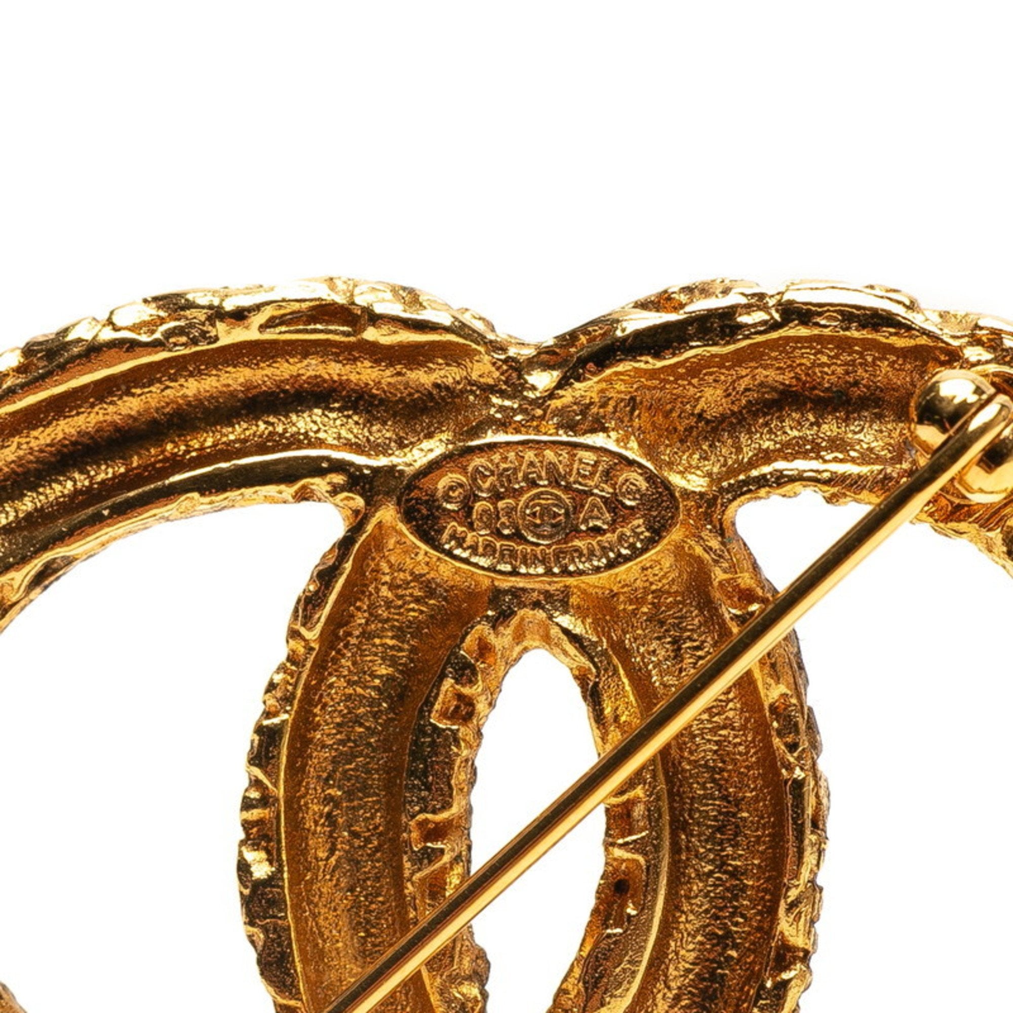 CC Logo Brooch Metal