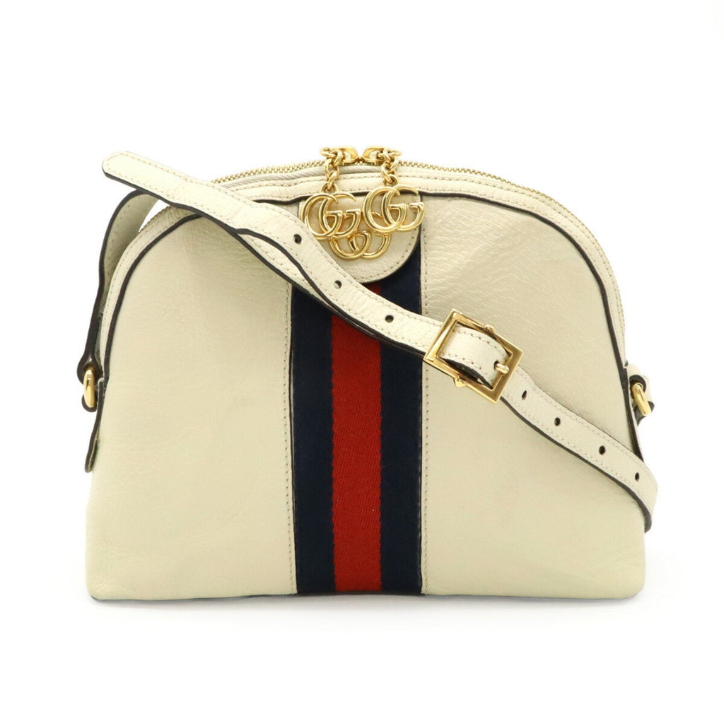 Ophidia Dome Shoulder Bag Leather Small