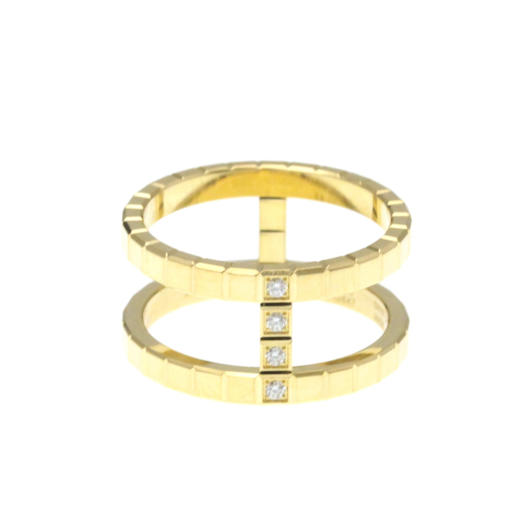 Ice Cube Ring 18K Yellow Gold with Diamond