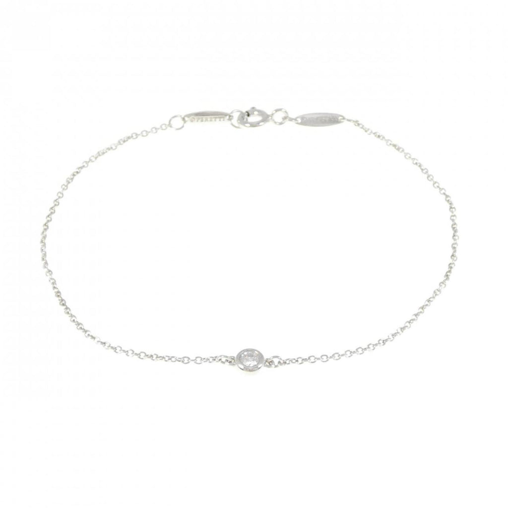 Elsa Peretti Diamonds By The Yard Pendant Necklace Sterling Silver and Diamond