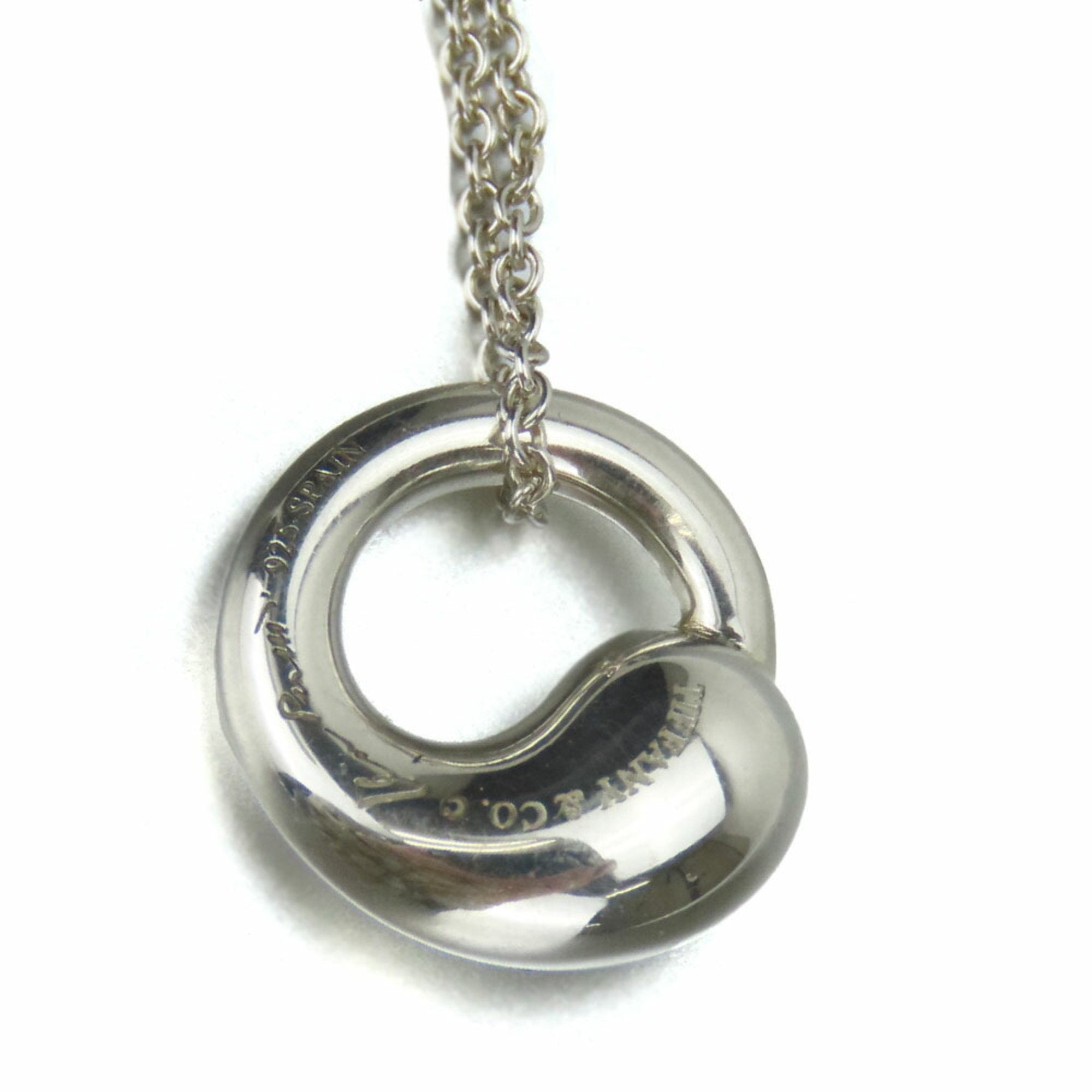 Elsa Peretti Pendant Necklace Sterling Silver 12.7mm
