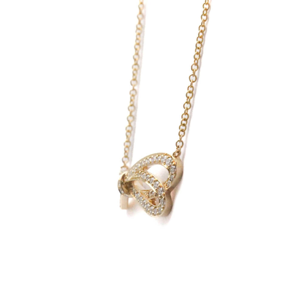 Pendant Necklace 18K Rose Gold with Diamond