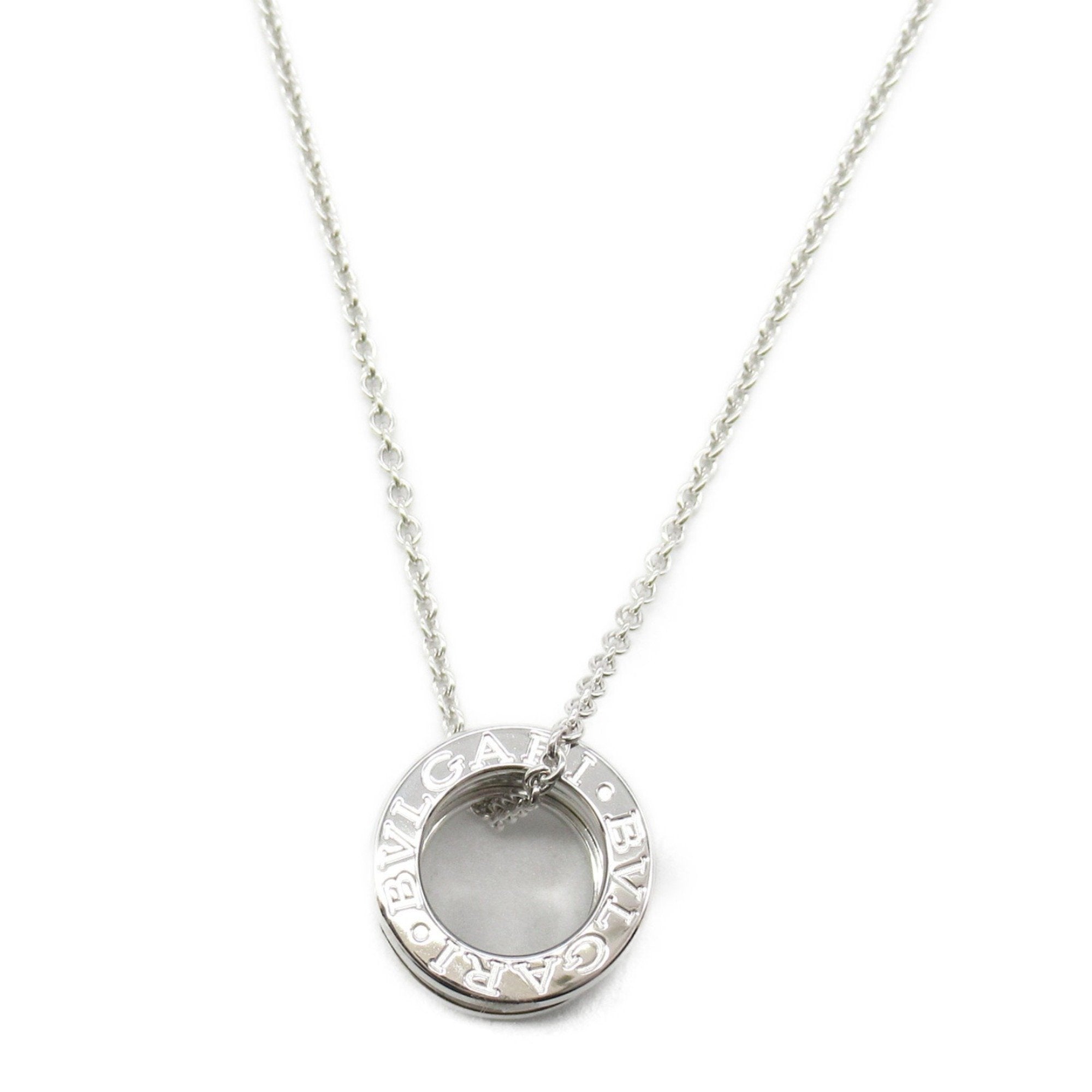 B.Zero1 Pendant Necklace 18K White Gold