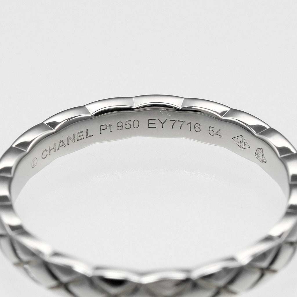 Coco Crush Ring Platinum Small
