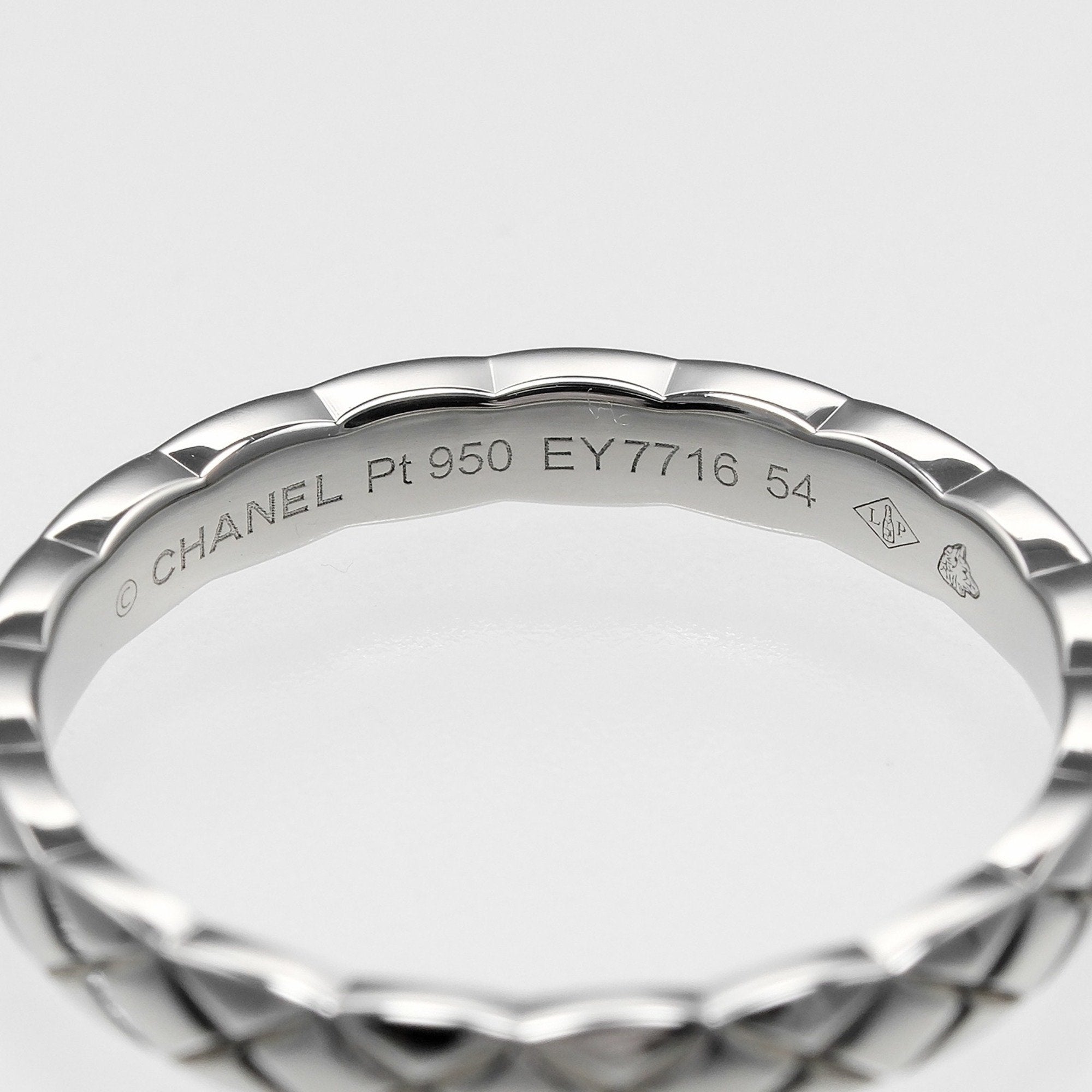 Coco Crush Ring Platinum Small