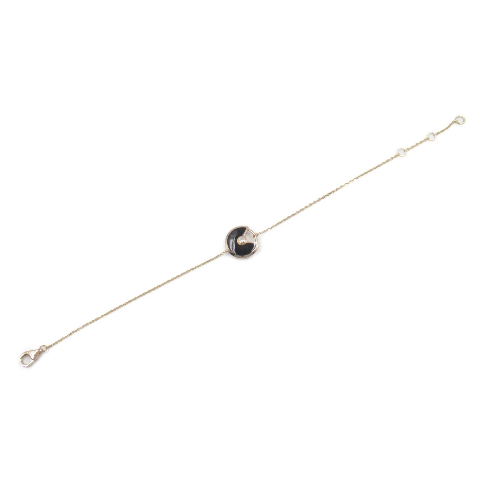 Bracelet 18K Rose Gold With Onyx and Diamond