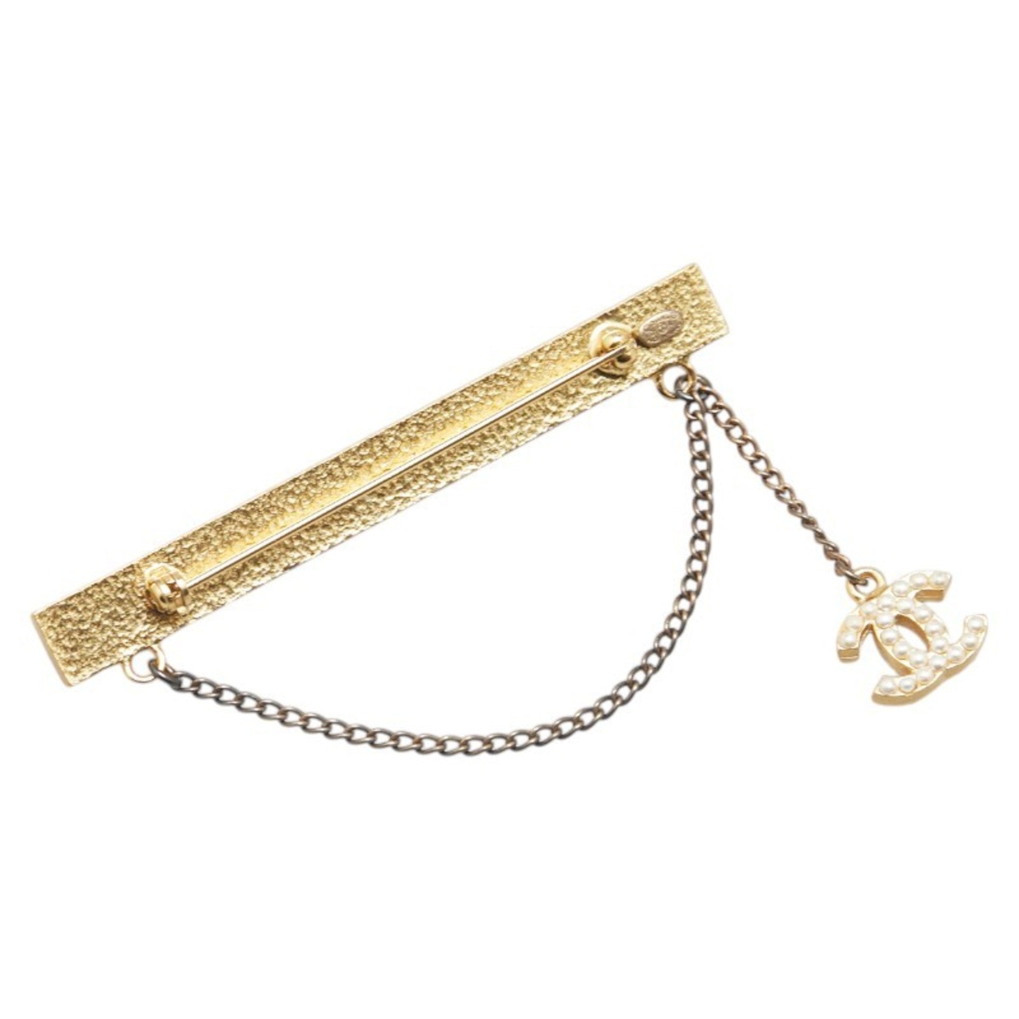CC Logo Brooch Metal