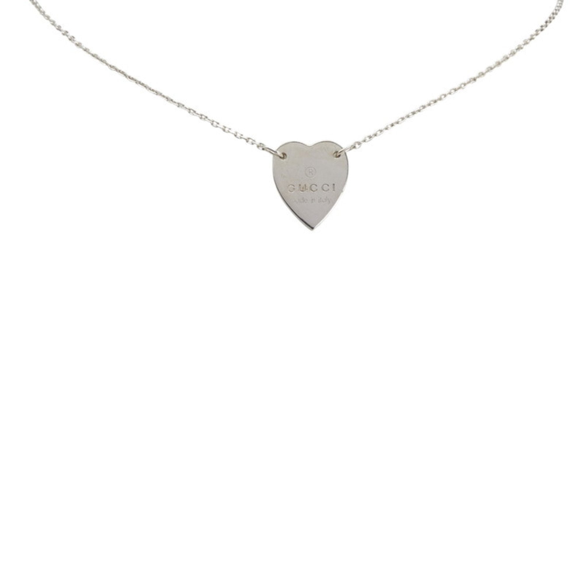Heart Pendant Necklace Sterling Silver