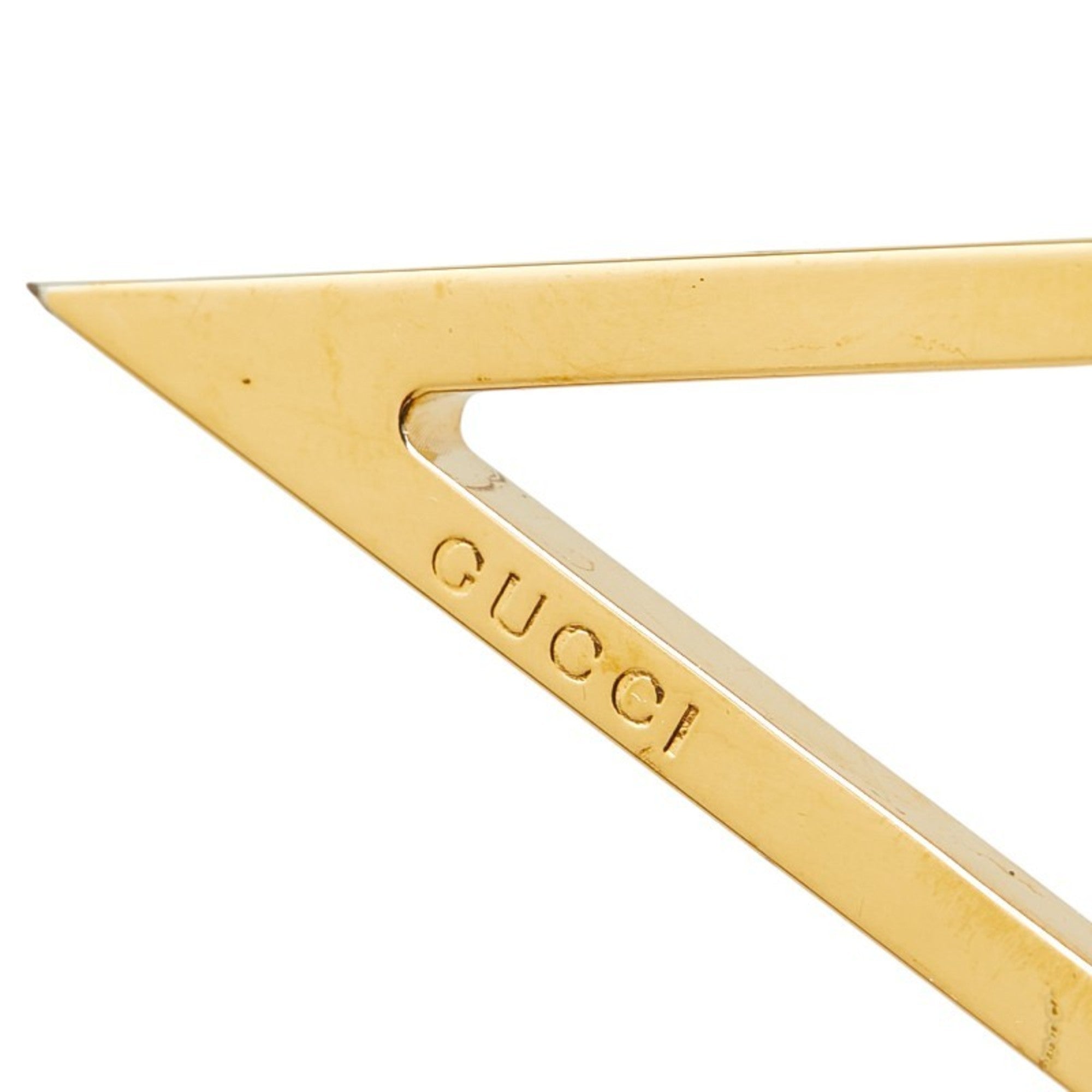 Single Earring Gold-Tone Metal