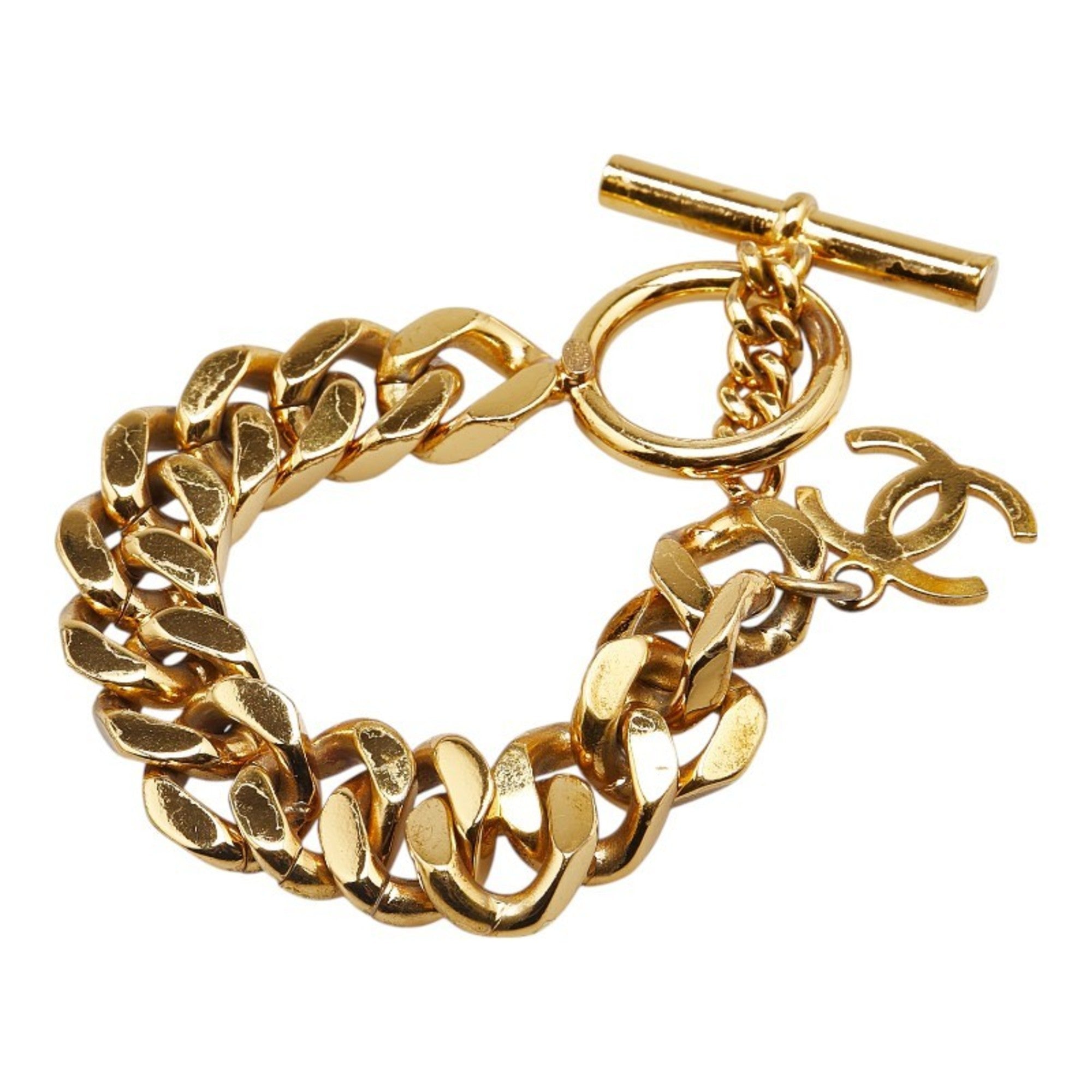 CC Logo Chain Bracelet Metal