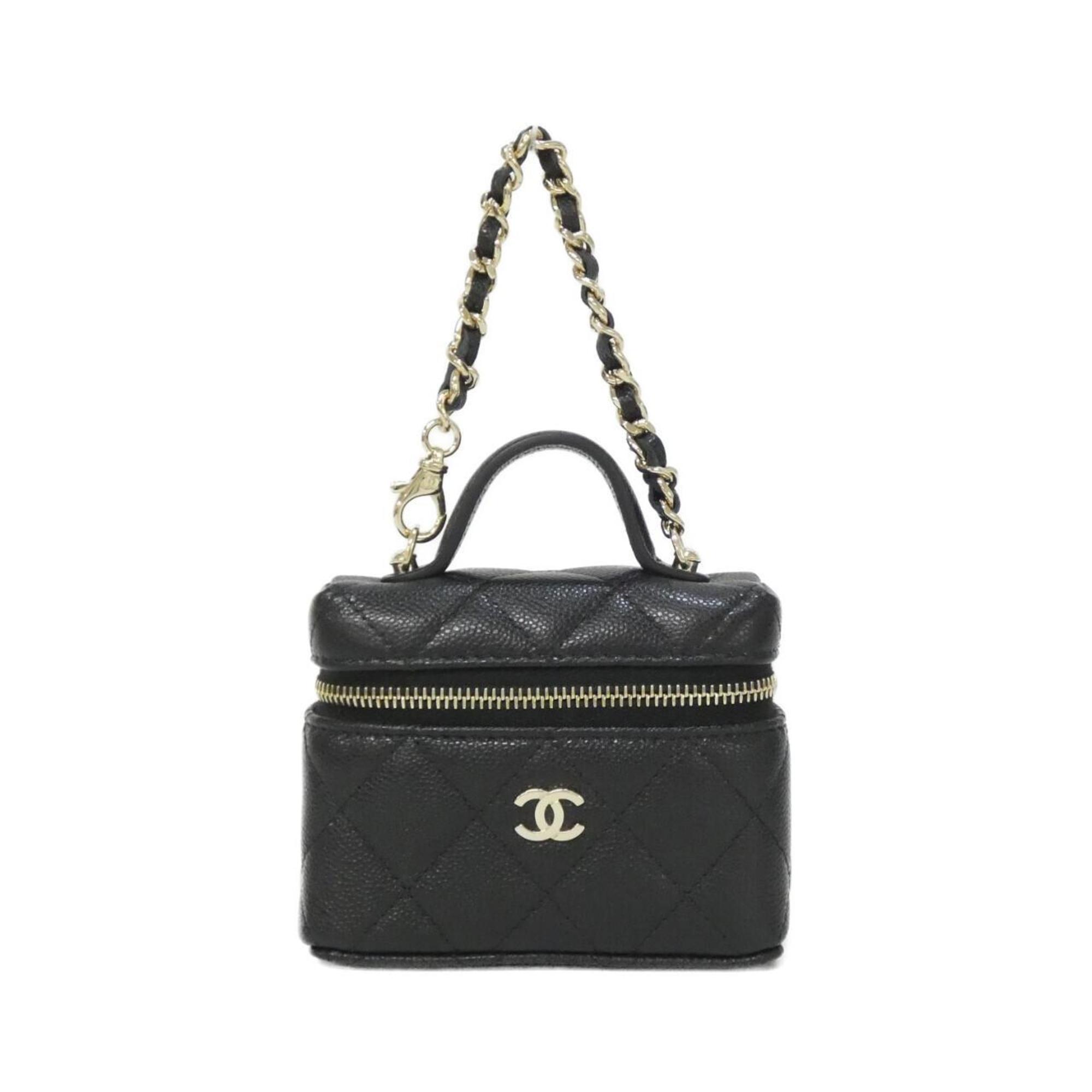 Charm Black Leather Handbag Charm