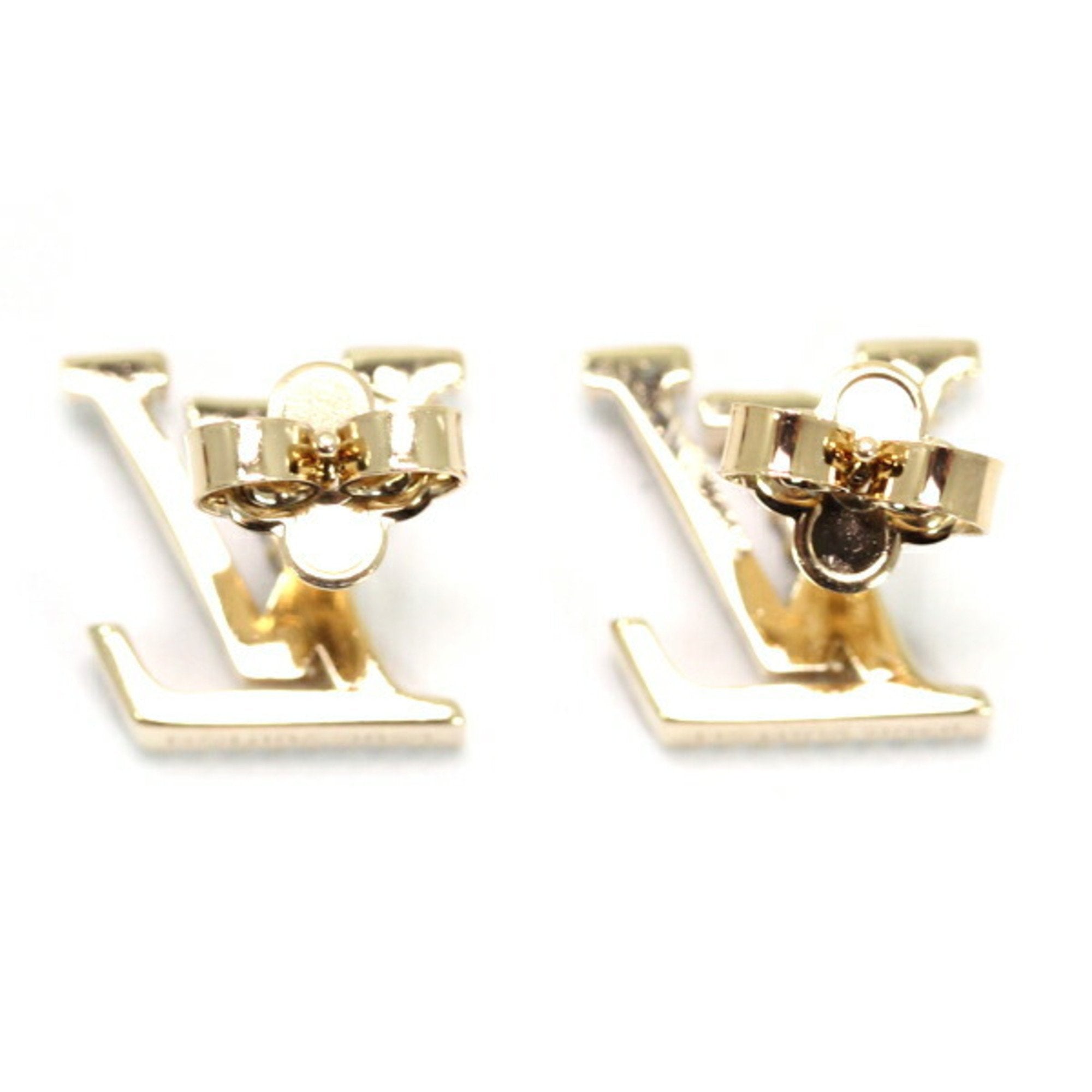 Earrings Rhinestone Gold-Tone Metal