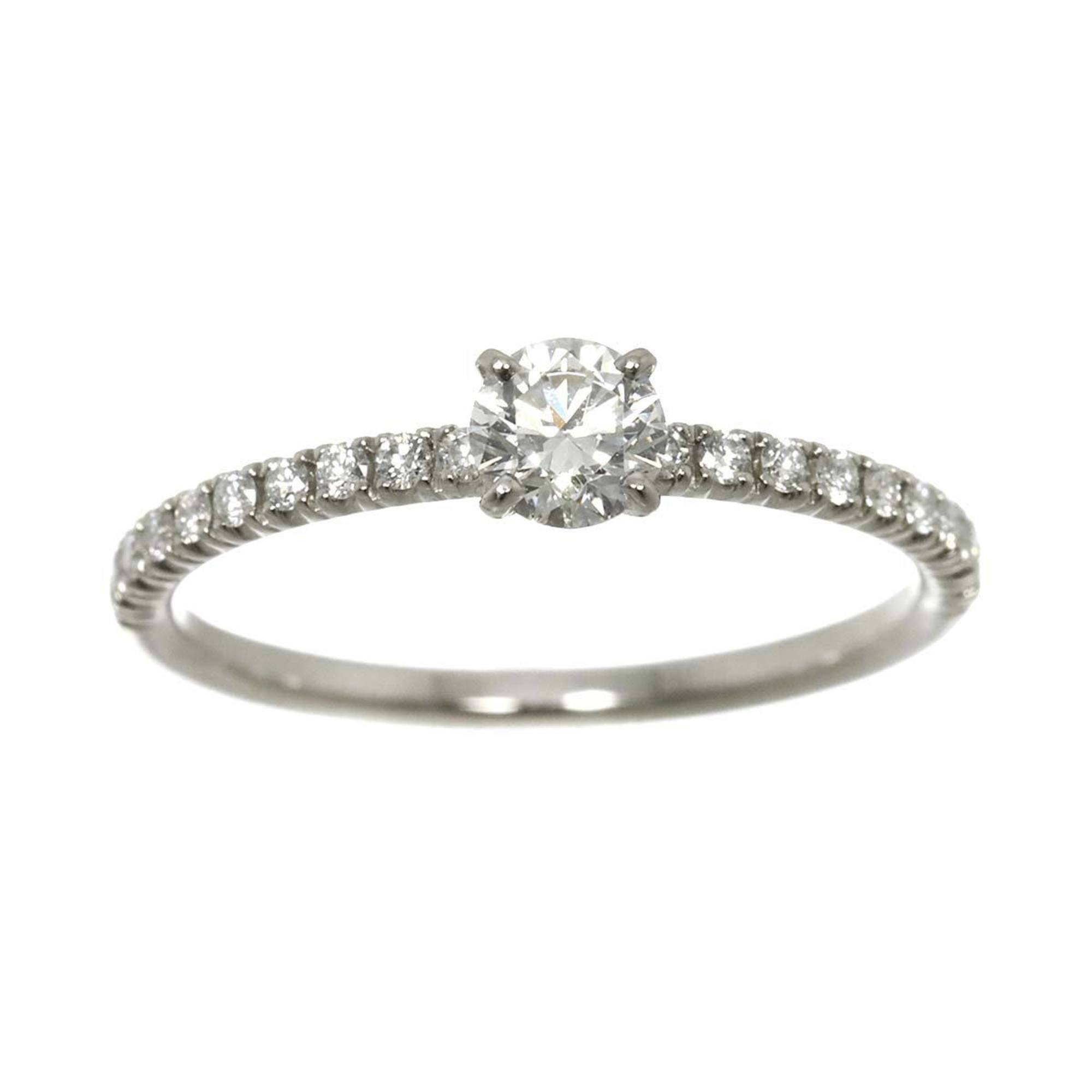 Ring Platinum With Diamond 0.24ct