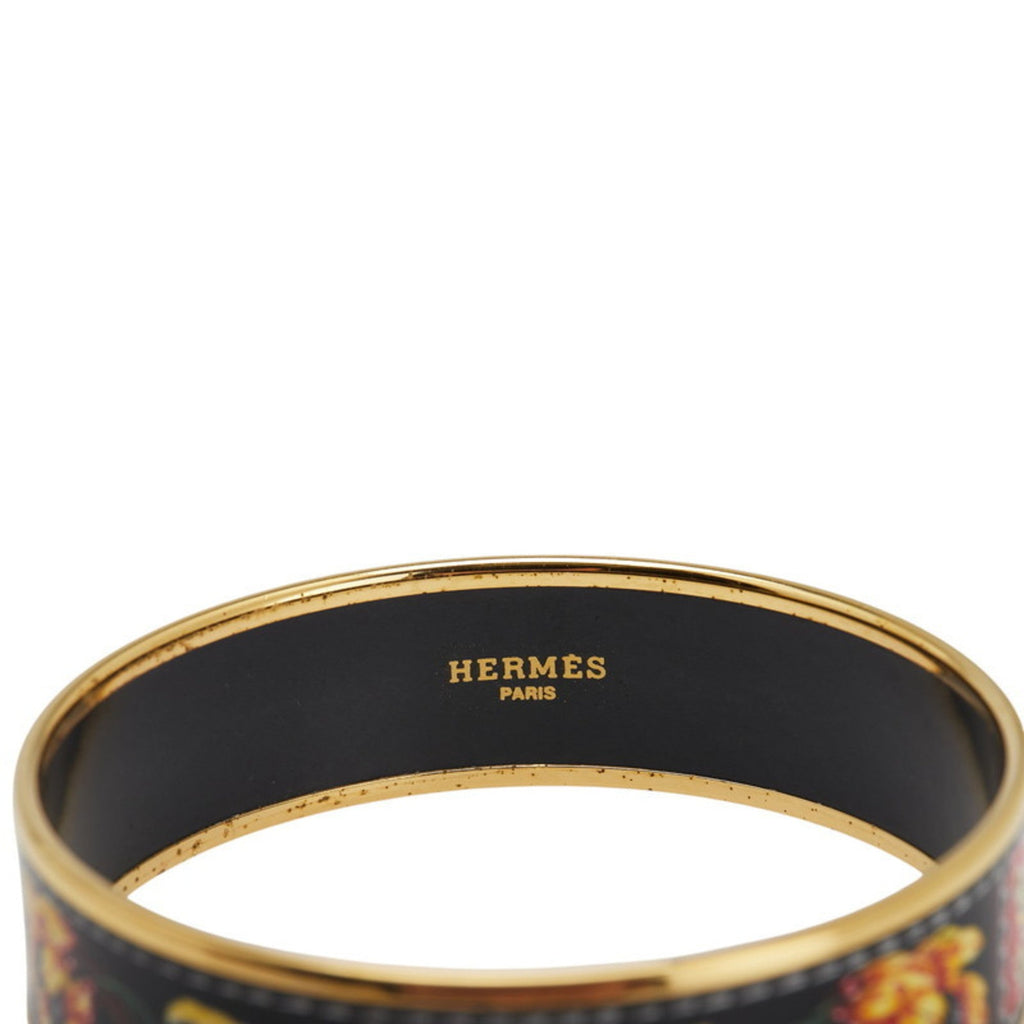 Enamel Cloisonne Bracelet Gold and Multi-Color Plated