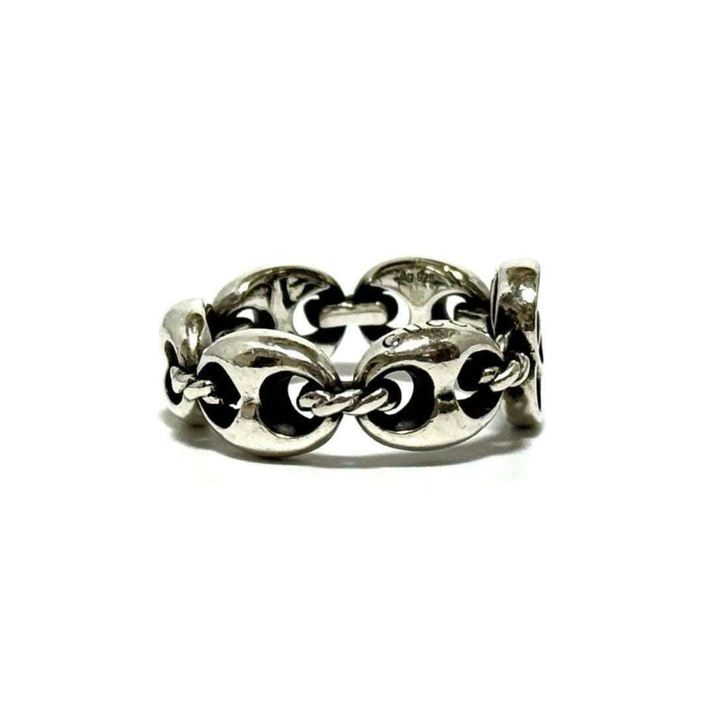Anchor Chain Ring Sterling Silver