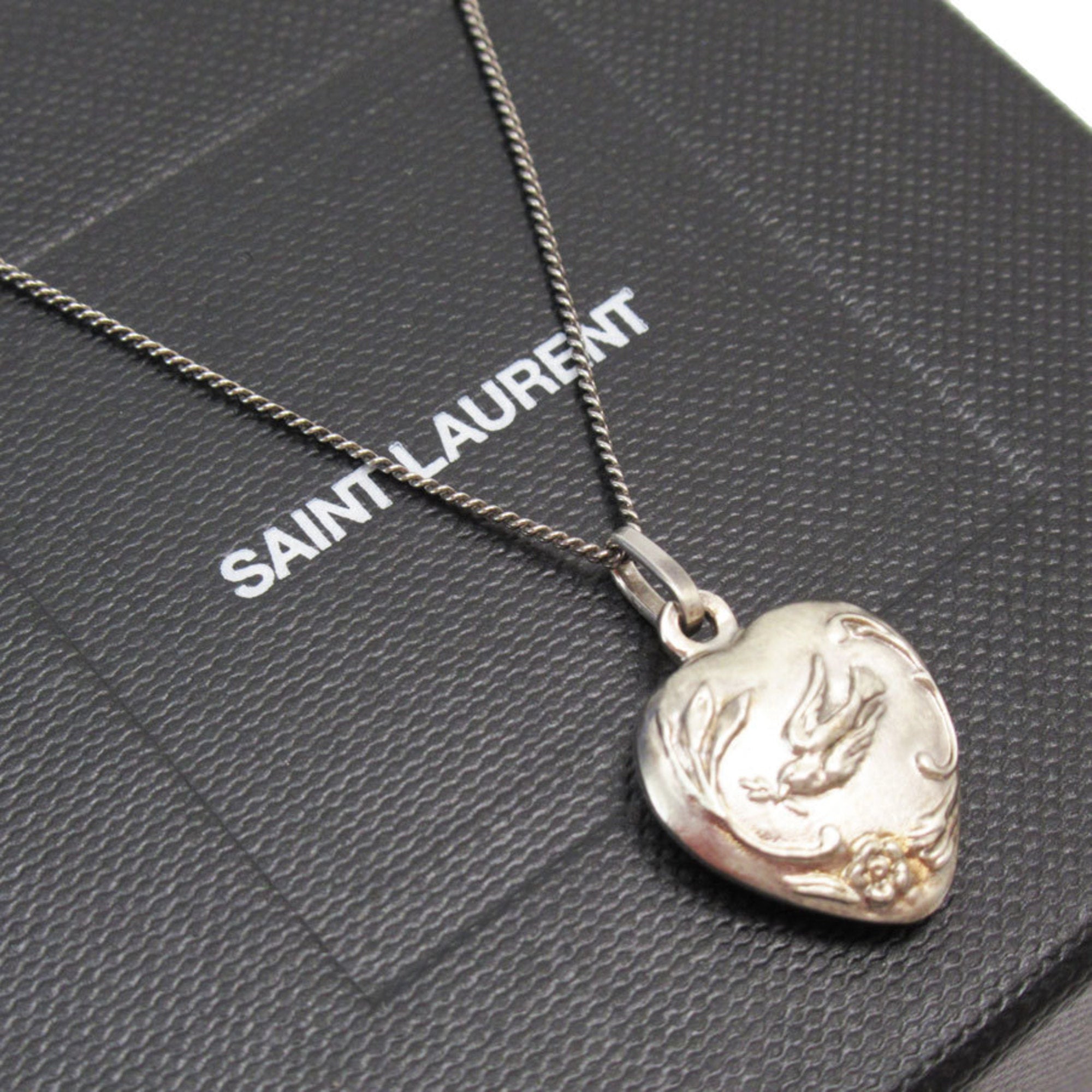 Pendant Necklace Silver Metal
