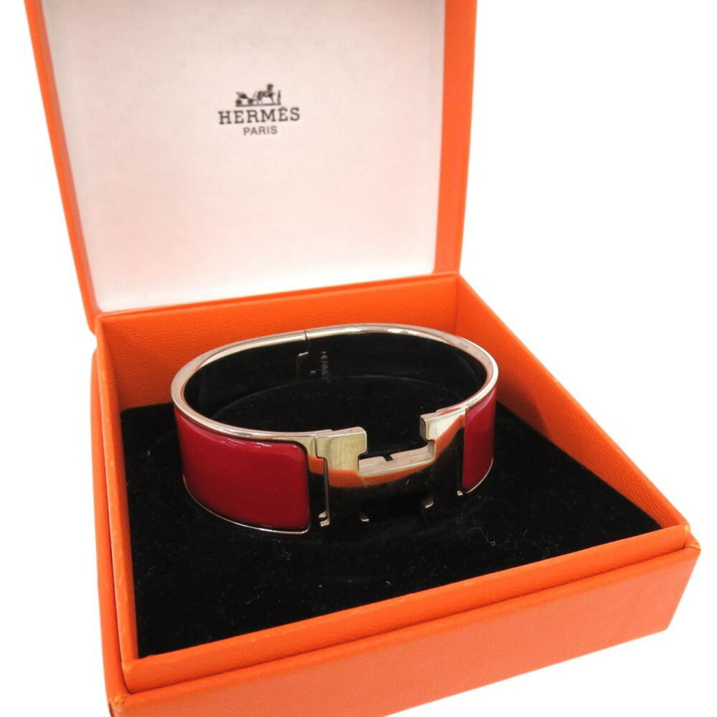 Bracelet Enamel and Metal Red