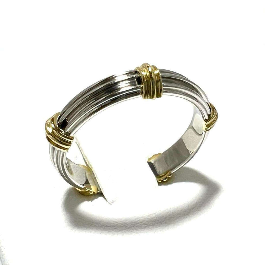 Ring Platinum and 18K Yellow Gold
