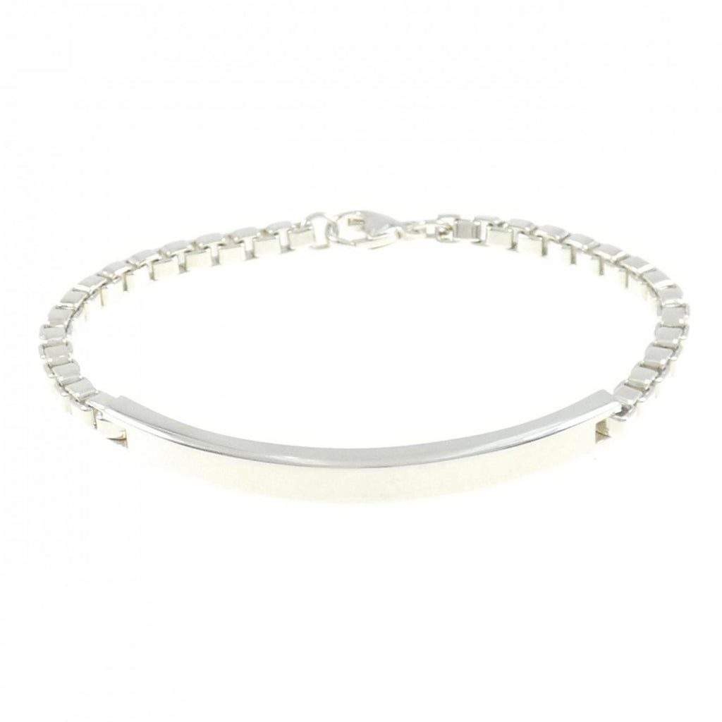 Venetian Link Identification Bracelet Sterling Silver