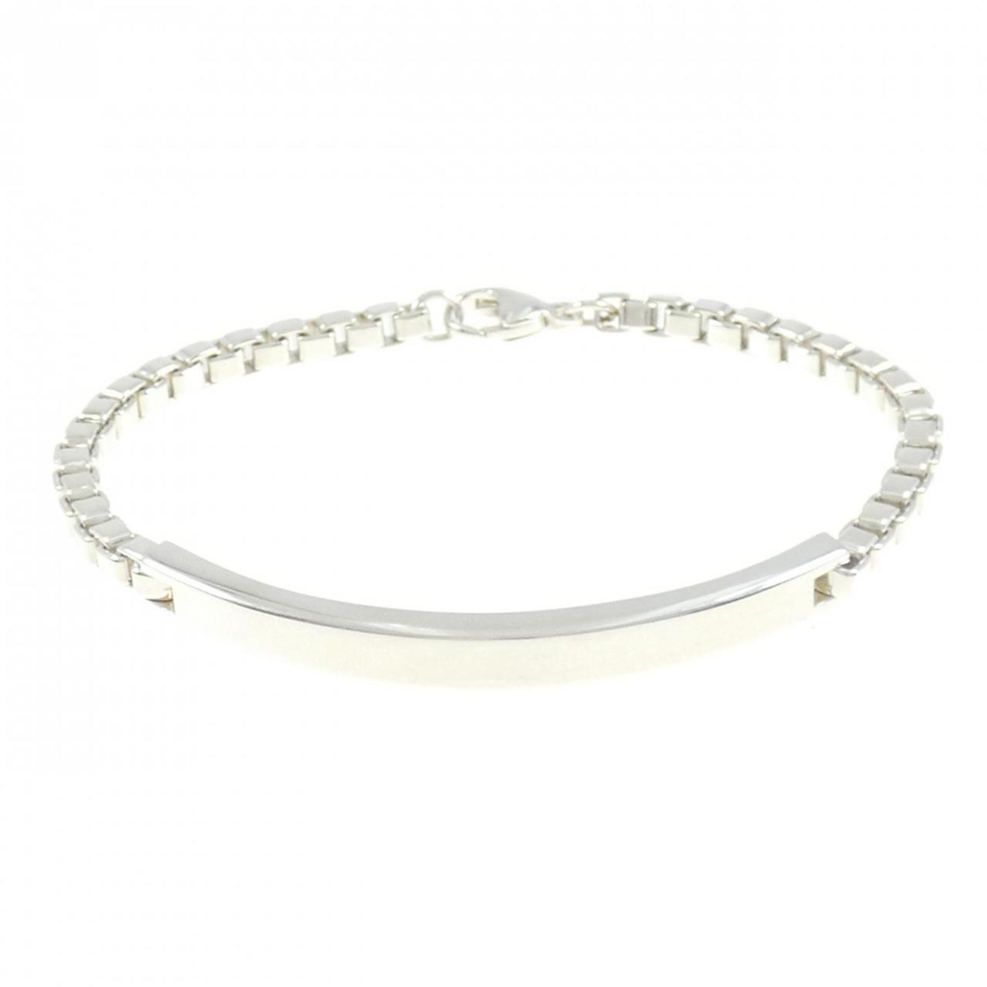 Venetian Link Identification Bracelet Sterling Silver