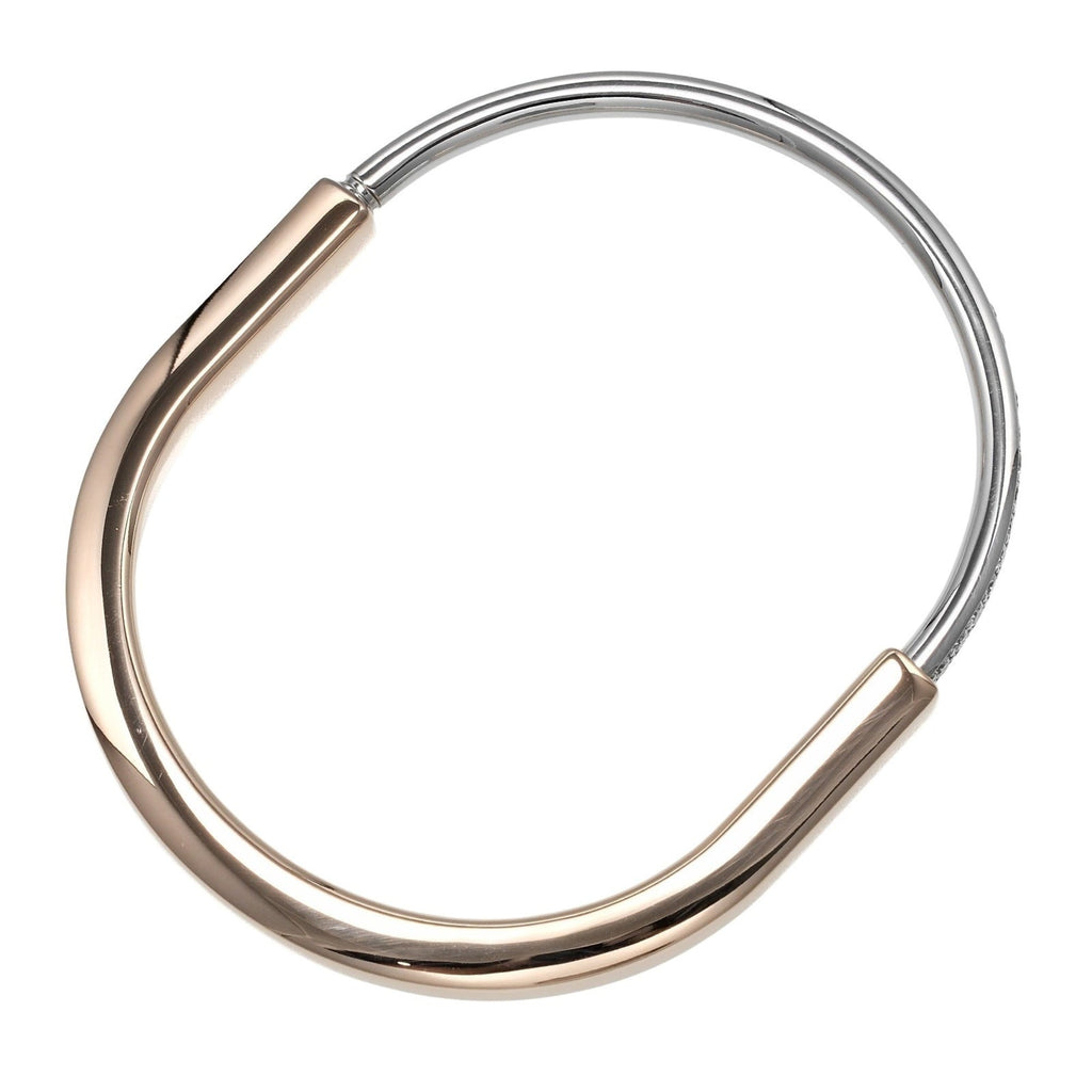 Bracelet 18K Rose Gold and 18K White Gold With Diamond