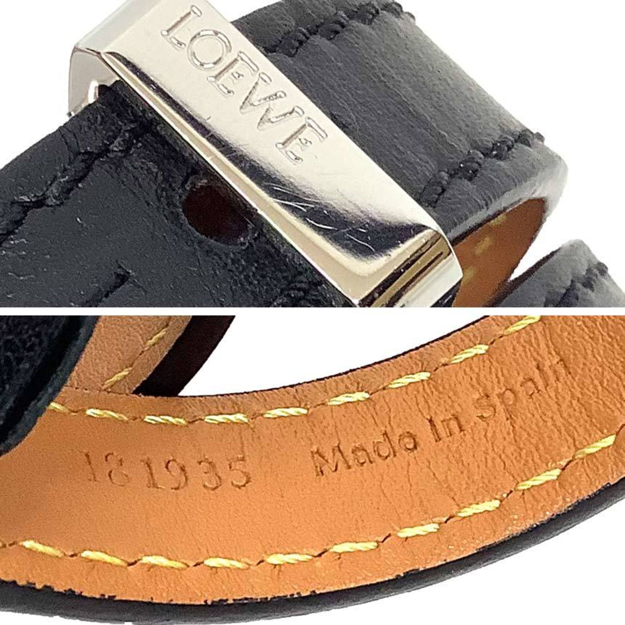 Double Strand Bracelet Leather and Metal