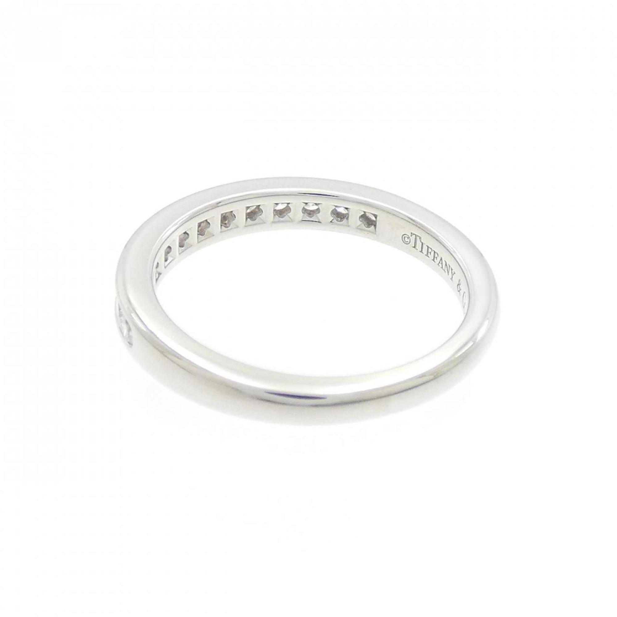 Half Circle Channel Setting Ring with Diamond